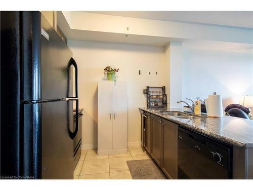 230-5010 Corporate Drive, Burlington, ON - Indoor Photo Showing Kitchen With Double Sink