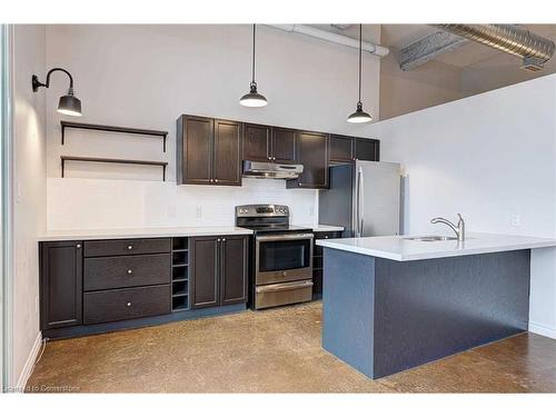 202-11 Rebecca Street, Hamilton, ON - Indoor Photo Showing Kitchen With Upgraded Kitchen