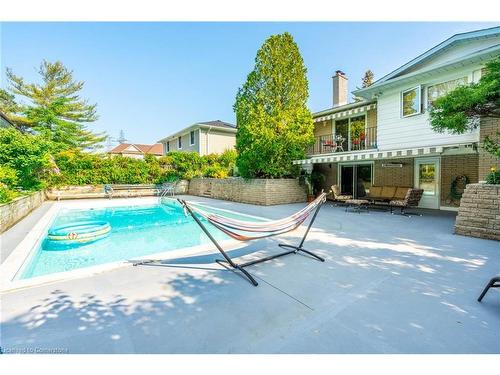 1129 Scenic Drive, Hamilton, ON - Outdoor With In Ground Pool