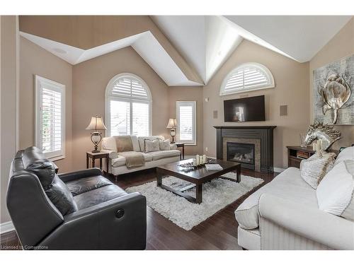 264 Dorchester Drive, Grimsby, ON - Indoor Photo Showing Living Room With Fireplace