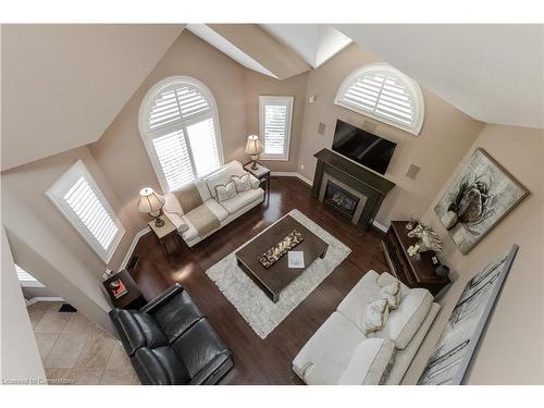 264 Dorchester Drive, Grimsby, ON - Indoor Photo Showing Living Room With Fireplace