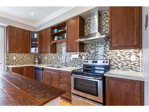 1539 Brock Road, Flamborough, ON - Indoor Photo Showing Kitchen With Double Sink With Upgraded Kitchen