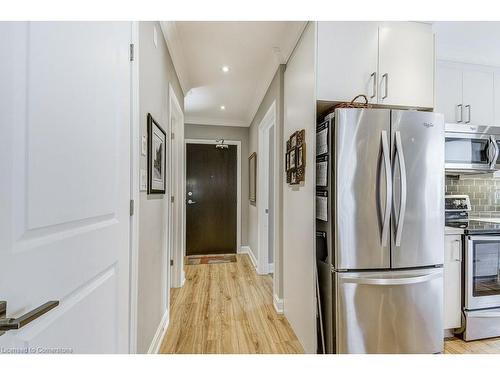 205-2 King Street W, Dundas, ON - Indoor Photo Showing Kitchen With Stainless Steel Kitchen