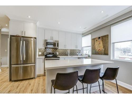 205-2 King Street W, Dundas, ON - Indoor Photo Showing Kitchen With Stainless Steel Kitchen With Upgraded Kitchen