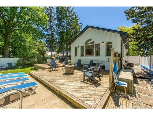 486 Winniett Street, Caledonia, ON - Outdoor With In Ground Pool With Deck Patio Veranda