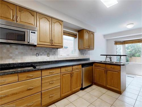 2192 Margot Street, Oakville, ON - Indoor Photo Showing Kitchen With Double Sink