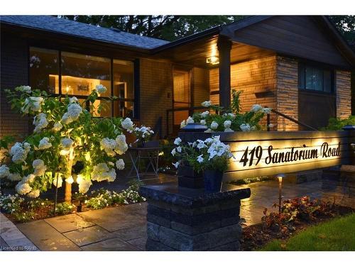 419 Sanatorium Road, Hamilton, ON - Outdoor With Deck Patio Veranda