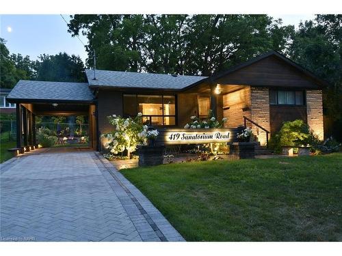 419 Sanatorium Road, Hamilton, ON - Outdoor With Deck Patio Veranda