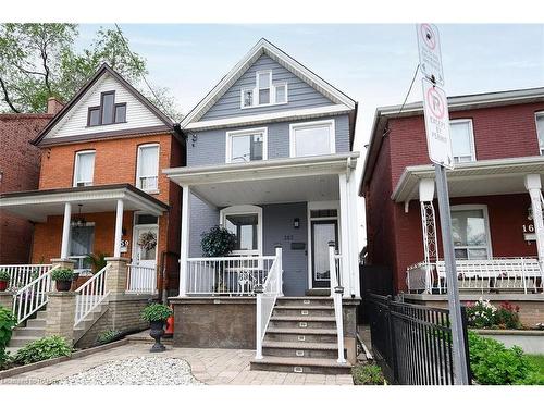 161 Oak Avenue, Hamilton, ON - Outdoor With Deck Patio Veranda With Facade