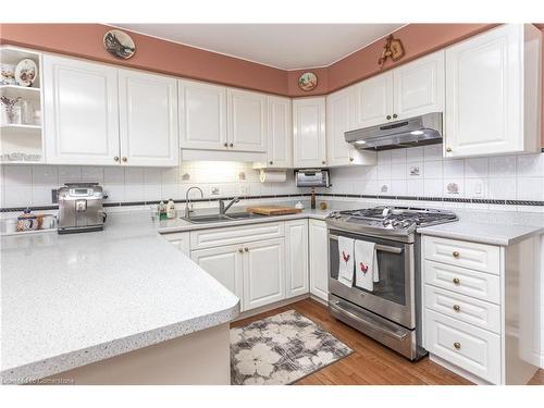 2740 South Grimsby #18 Road, West Lincoln, ON - Indoor Photo Showing Kitchen With Double Sink