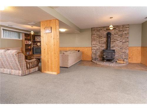 2740 South Grimsby #18 Road, West Lincoln, ON - Indoor With Fireplace