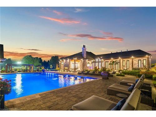 1272 Fiddlers Green Road, Ancaster, ON - Outdoor With In Ground Pool With View