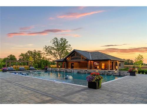 1272 Fiddlers Green Road, Ancaster, ON - Outdoor With In Ground Pool