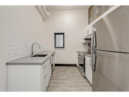 106-121 King Street E, Hamilton, ON - Indoor Photo Showing Kitchen With Stainless Steel Kitchen