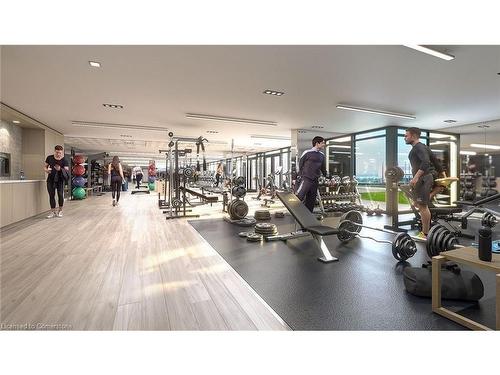 724-401 Shellard Lane, Brantford, ON - Indoor Photo Showing Gym Room