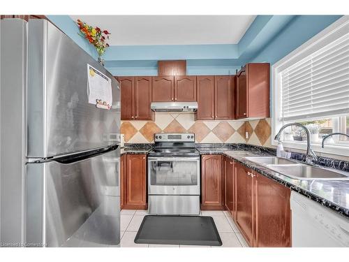 17-170 Dewitt Road, Stoney Creek, ON - Indoor Photo Showing Kitchen With Double Sink