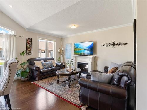 34 Gamble Lane, Port Dover, ON - Indoor Photo Showing Living Room With Fireplace