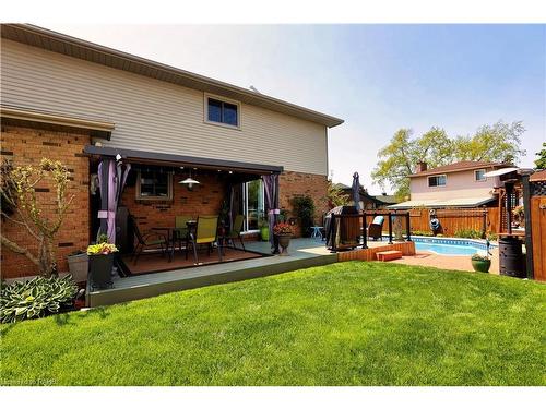 5075 Friesen Boulevard, Lincoln, ON - Outdoor With In Ground Pool With Deck Patio Veranda With Exterior