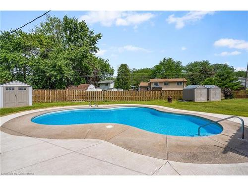 8371 Ares Court, Niagara Falls, ON - Outdoor With In Ground Pool With Backyard