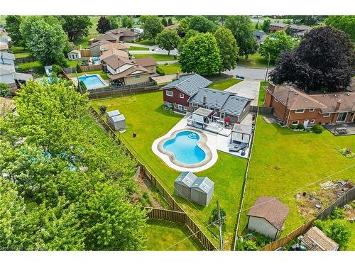 8371 Ares Court, Niagara Falls, ON - Outdoor With Above Ground Pool