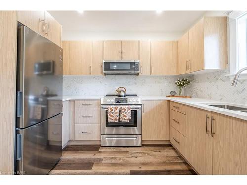 266 Stinson Crescent, Hamilton, ON - Indoor Photo Showing Kitchen With Stainless Steel Kitchen