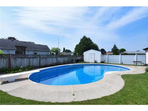 2 Westdale Avenue, Port Dover, ON - Outdoor With In Ground Pool With Backyard