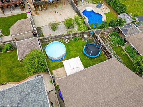 52 Arrowhead Drive, Hamilton, ON - Outdoor With Above Ground Pool With View