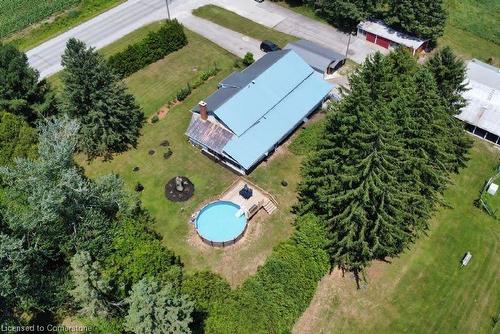 268 Highway 24 East, St. Williams, ON - Outdoor With Above Ground Pool With View