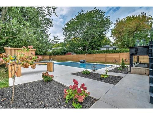 298 Strathcona Drive, Burlington, ON - Outdoor With In Ground Pool With Backyard