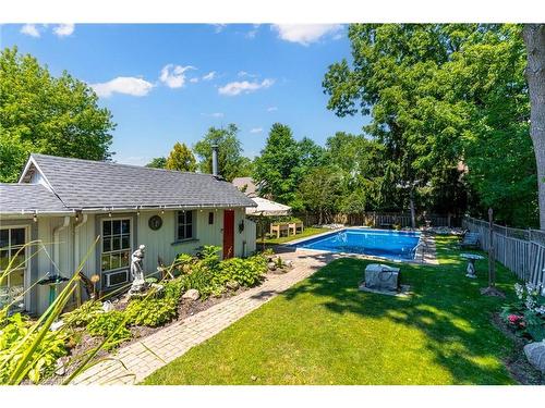 130 Main Street, St. Catharines, ON - Outdoor With In Ground Pool With Deck Patio Veranda With Backyard