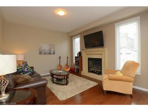 115 Emick Drive, Hamilton, ON - Indoor Photo Showing Living Room With Fireplace