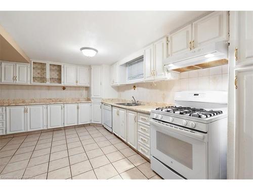 420 West 5Th Street, Hamilton, ON - Indoor Photo Showing Kitchen With Double Sink