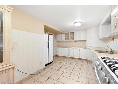 420 West 5Th Street, Hamilton, ON - Indoor Photo Showing Kitchen With Double Sink