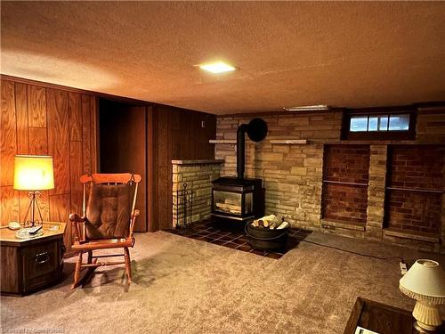 961 Canal Bank Road, Dunnville, ON - Indoor With Fireplace