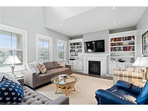 3814 Ryan Avenue, Crystal Beach, ON - Indoor Photo Showing Living Room With Fireplace