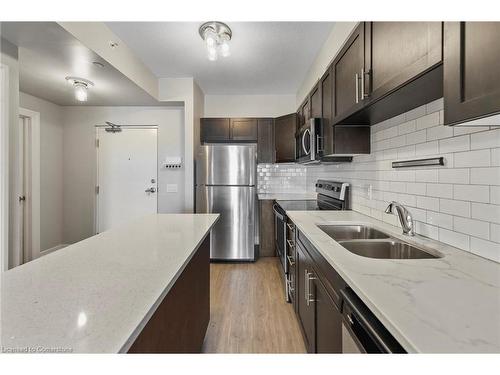 312-212 Lakeport Road, St. Catharines, ON - Indoor Photo Showing Kitchen With Stainless Steel Kitchen With Double Sink With Upgraded Kitchen