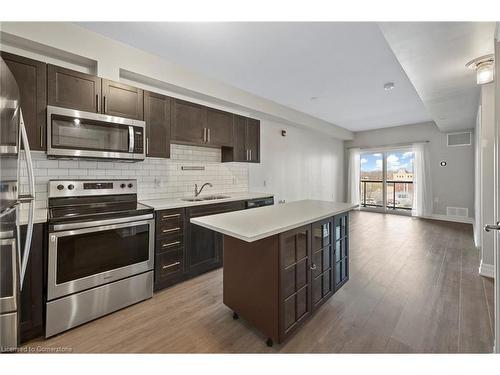 312-212 Lakeport Road, St. Catharines, ON - Indoor Photo Showing Kitchen With Stainless Steel Kitchen With Upgraded Kitchen