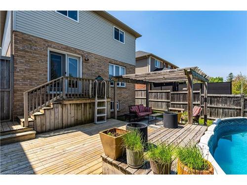 3 Muscat Drive, Grimsby, ON - Outdoor With Above Ground Pool With Deck Patio Veranda With Exterior