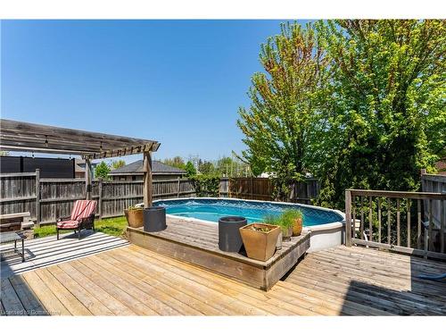 3 Muscat Drive, Grimsby, ON - Outdoor With Above Ground Pool With Exterior