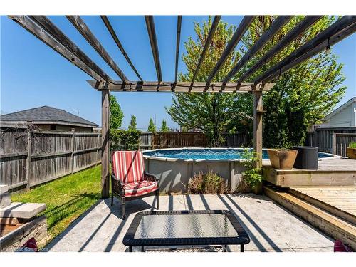 3 Muscat Drive, Grimsby, ON - Outdoor With Above Ground Pool With Backyard