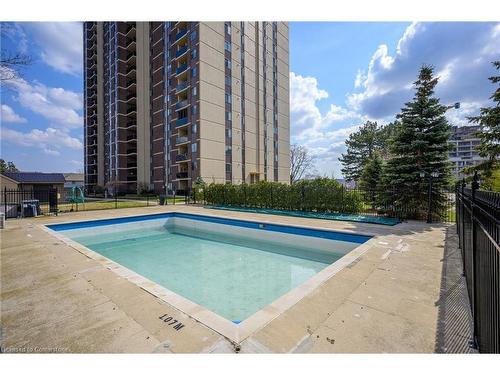 1104-301 Frances Avenue S, Hamilton, ON - Outdoor With In Ground Pool