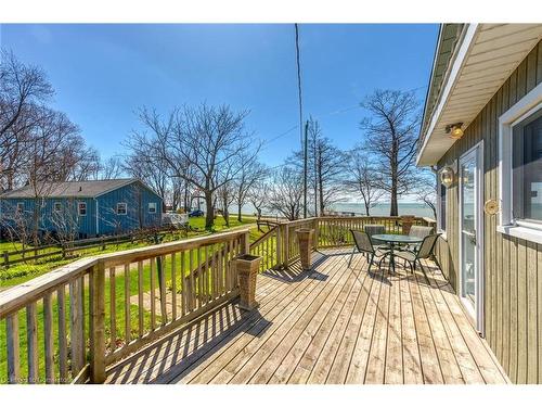 555 Edgewater Place, Dunnville, ON - Outdoor With Deck Patio Veranda With Exterior