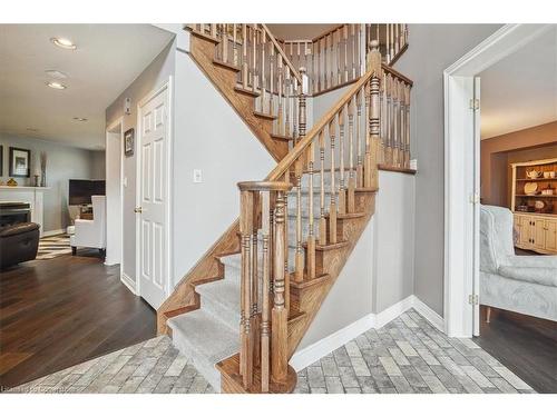 126 Gurnett Drive, Hamilton, ON - Indoor Photo Showing Other Room With Fireplace