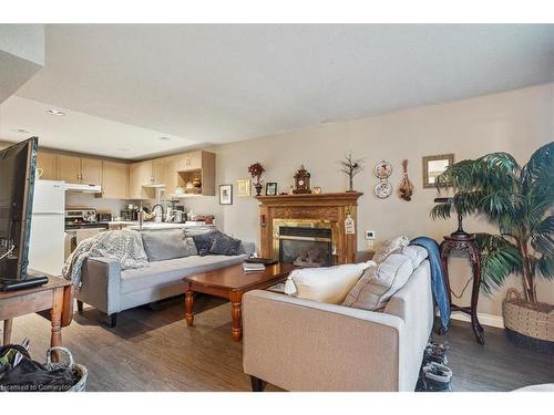 126 Gurnett Drive, Hamilton, ON - Indoor Photo Showing Living Room With Fireplace