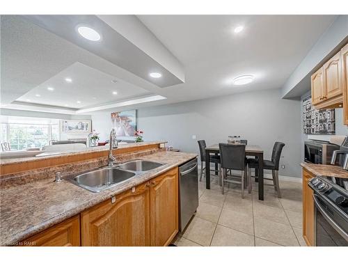 308-990 Golf Links Road, Hamilton, ON - Indoor Photo Showing Kitchen With Double Sink