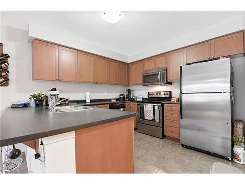 913 Nadalin Heights, Milton, ON - Indoor Photo Showing Kitchen With Double Sink