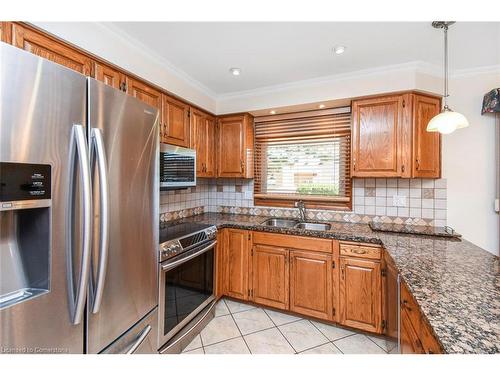 22 Glen Park Court, Hamilton, ON - Indoor Photo Showing Kitchen With Stainless Steel Kitchen With Double Sink