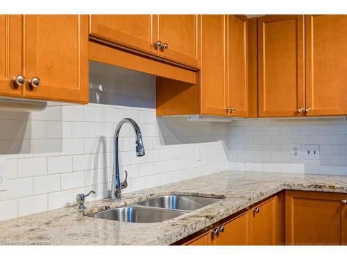 613-66 Bay Street S, Hamilton, ON - Indoor Photo Showing Kitchen With Double Sink