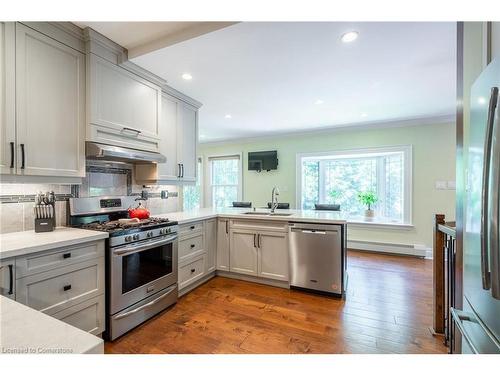 13 Freeman Place, Hamilton, ON - Indoor Photo Showing Kitchen With Upgraded Kitchen