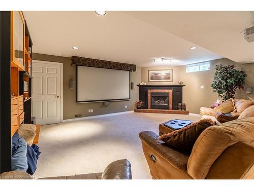 47 Woodend Drive, Carlisle, ON - Indoor Photo Showing Living Room With Fireplace